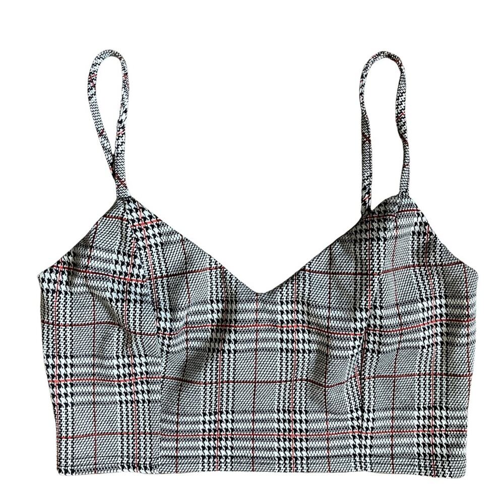 Better Be Plaid Crop Top Medium